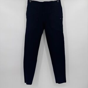 Betabrand Pants Women Small Black Classic Skinny Cropped Stretch Office Pockets